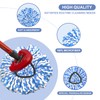 Mop Head Replacement, Spin Mop Replacement Head, Include 4pcs Mop