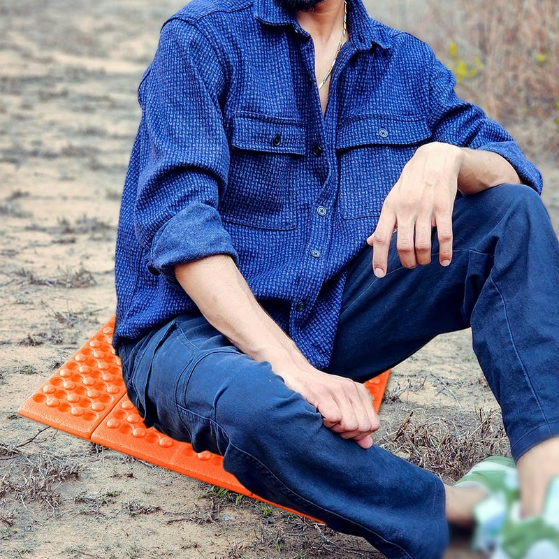 Lotsdonxia Folding Sit Mat - Waterproof Camping Seat Pad for