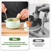 Roczential 5-Pack Matcha Set with Matcha Whisk Stand, Bamboo Matcha