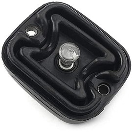 S SYUU Black Front Brake Master Cylinder Cover Cap Aftermarket Part compatible with Harley Dyna 06-17 Softail 06-15 Touring 05-07 Tri Glide 14-18