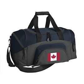 SMALL Canada Flag Gym Bag Deluxe Canada Travel Duffel Bag