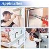 Eyech 5 Pcs Stubby Magnetic Screwdriver Phillips Head and Flat