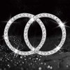 UPGRADE 2 PCS Bling Car Crystal Rhinestone Ring Car Decor