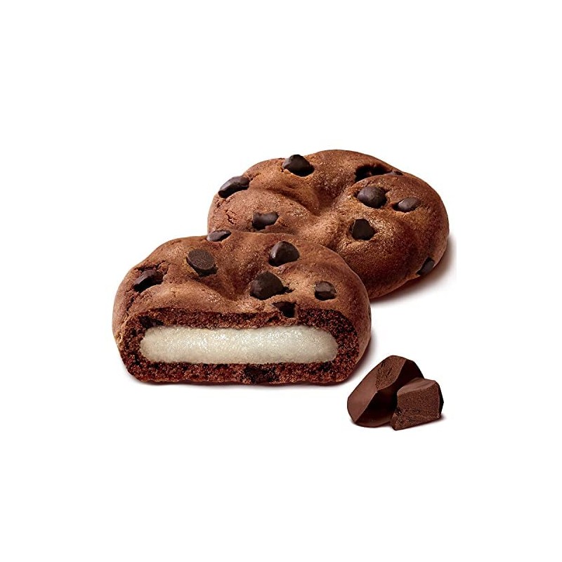 CW Original Mochi Cookies, Mochi in Chocolate Cookies with Chocolate