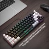 GEODMAER 65% Gaming Keyboard, LED Backlit Mini Wired, Ultra-Compact Anti-Ghosting