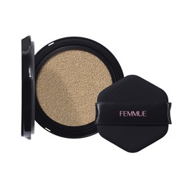 FEMMUE SPF25 PA++ Everglow Cushion Refill, Live Beige, Standard Color, Foundation, Puffed, Cushion Foundation, Genuine Japanese Product, 0.5 oz (15 g)