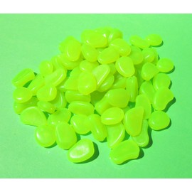 Kögler Gmbh Luminous Decorative Stones 250 g Approx. 80 Stones Yellow/Yellow 1.5 - 3.0 cm