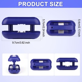 Edge Banding Trimmer, Portable Wood Veneer Edge Trimmer Anti-Slip Edge Banding Tool Strips Wood Edge Trimmer Edge Banding End Cutter for Woodworking Wood Veneer (Blue)