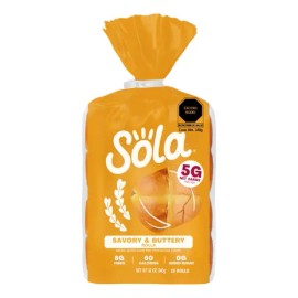 Panecillos Hawaianos Sola, Sin Azúcar Añadida, 60 Calorías