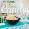 32oz 6 Black Plastic Candy Bowls, 4 Scoops and 4