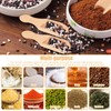 Small Wooden Scoop, Wooden Handle Mini Salt Scoop, Spice Spoon