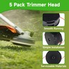 munirater 5-Pack Trimmer Head Replacement for Echo Speed Feed 400