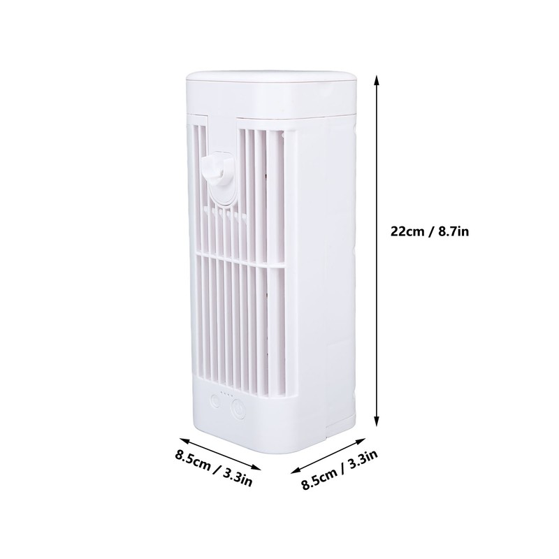 Desk Night Light Fan Power Adjustable Space Saving Quiet Multifunctional