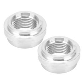 2Pcs FemaleThreaded Joint 8AN Car Liquid Flange Welding Aluminum Threaded Connection Joint
