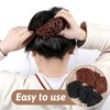 8PCS Hair Nets, Invisible Knit Hairnets, Knit Mesh Snoods, Ballet