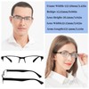 WEMOOMOOTANTS 4 Packs Reading Glassses 2.0 for Women Men's Half