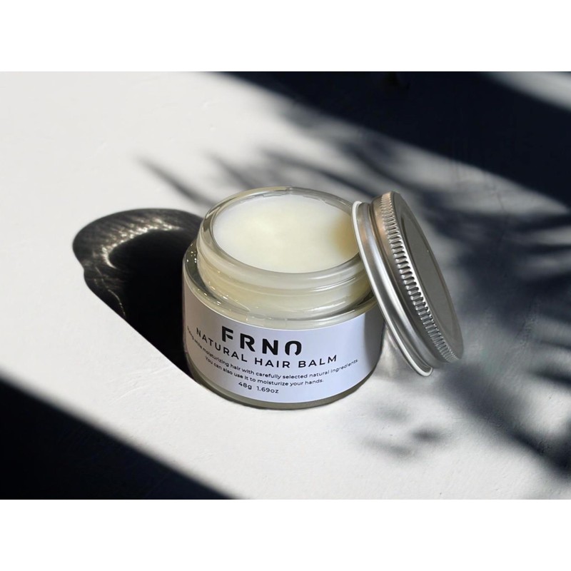 FRNO Natural Hair Balm, Hand Cream, 1.7 oz (48 g),