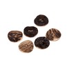 Natural Round Shape Deer, Elk Antler Buttons 3 Sizes 5pieces