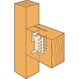 Simpson Strong-Tie CJT4ZL CJTZ 12-Gauge ZMAX Galvanized Concealed Joist Tie with (4) Long Pins