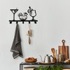 Xedatric Space-Saving Kitchen Towel Hooks Set - Decorative Wall Hooks