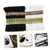 jojofuny 24Pcs Multi Function Embroidery Thread Black White Sewing Supplies