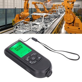 Digital Coating Thickness Gauge, Ultra high Precision Probe, Paint Mil Thickness Meter for Automotive Paint Thickness Measurement, Measuring Range: 0 to 2000UM(Black)