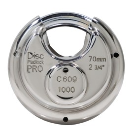 PACLOCK's Disc Padlock PRO™ Series, Stainless Steel, Keyed Alike DL4,