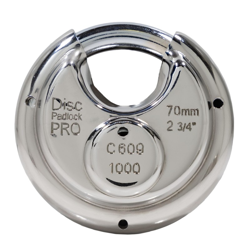 PACLOCK's Disc Padlock PRO™ Series, Stainless Steel, Keyed Alike DL4,