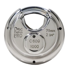 PACLOCK's Disc Padlock PRO™ Series, Stainless Steel, Keyed Alike DL4,