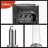 A-Premium Ignition Coil Pack and Iridium Spark Plugs Compatible with