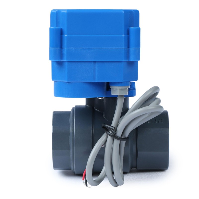 U.S. Solid 3/4 Inch UPVC Motorised Ball Valve - Plastic