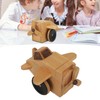 Fighter Music Box Aircraft Wood Craft Musical Box Birthday Christmas