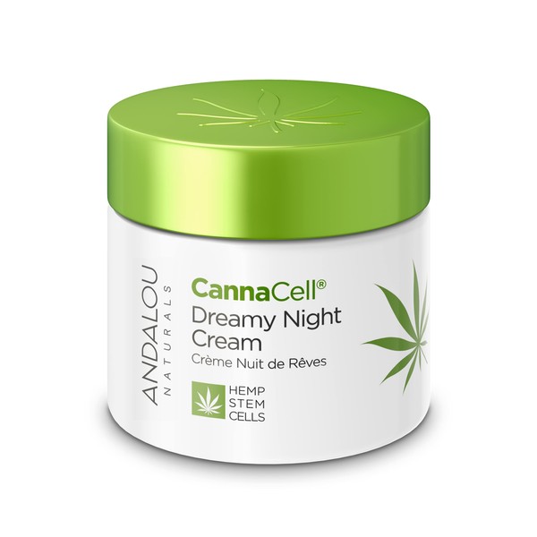 Andalou Naturals CannaCell Dreamy Night Cream, 1.7 Ounces