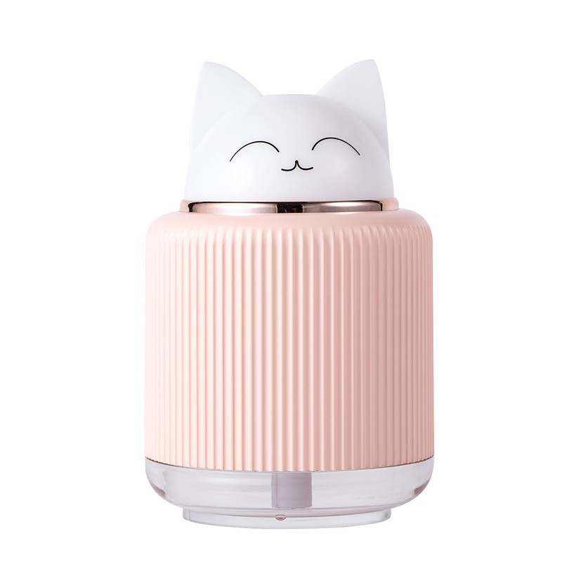 Mini Humidifier-Cute Cat Mist Humidifier for Kids Bedroom, Small Ultrasonic