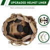 ClrfZebr Adjustable Tactical Helmet with Counterweight Pouch & Cover for