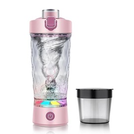 Electric Protein Shaker Bottle, USB Rechargeable Mixing Cup, Water Drink Mixer Portable Bottles for Gym Sport, BPA-Free Tritan, 22oz