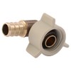 SharkBite 1/2 Inch NPSM Crimp 90 Degree Swivel Adapter Elbow,