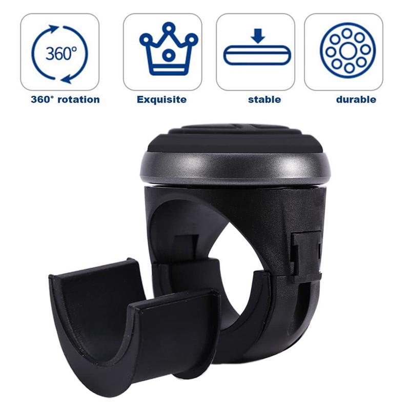 QOTSTEOS Steering Wheel Spinner, Spinner Knob Steering Wheel, Universal Fit