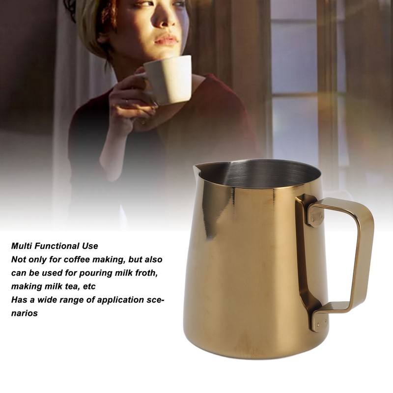 Frothing Cup 304 Stainless Steel Large Capacity Milk Frothing Pitcher