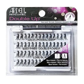 Ardell Professional Duralash Individual Double Up Lashes: Knot-Free Double Flare, Long