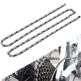 Bike Chain 21 24 27 Speed Bicycle Chain Steel Bicycle Hollow-out Chains for Road Mountain Bike(18-24 Speed)