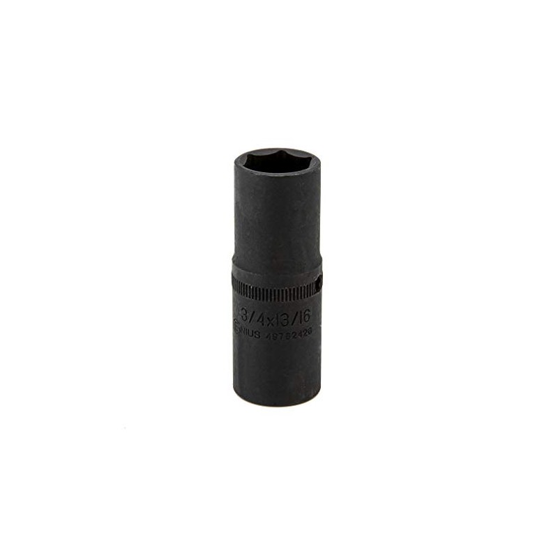 Genius Tools 49762426 1/2 Dr. 3/4" × 13/16"Flip Impact Socket