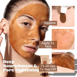 Mascarilla Facial Peel-Off Herbal Para Manchas (2 Unidades), Mascarilla Peel-Off Online, Mascarilla Antiarrugas Y Antiedad, Nutrición Profunda Y Cierre De Poros, Para Todo Tipo De Piel