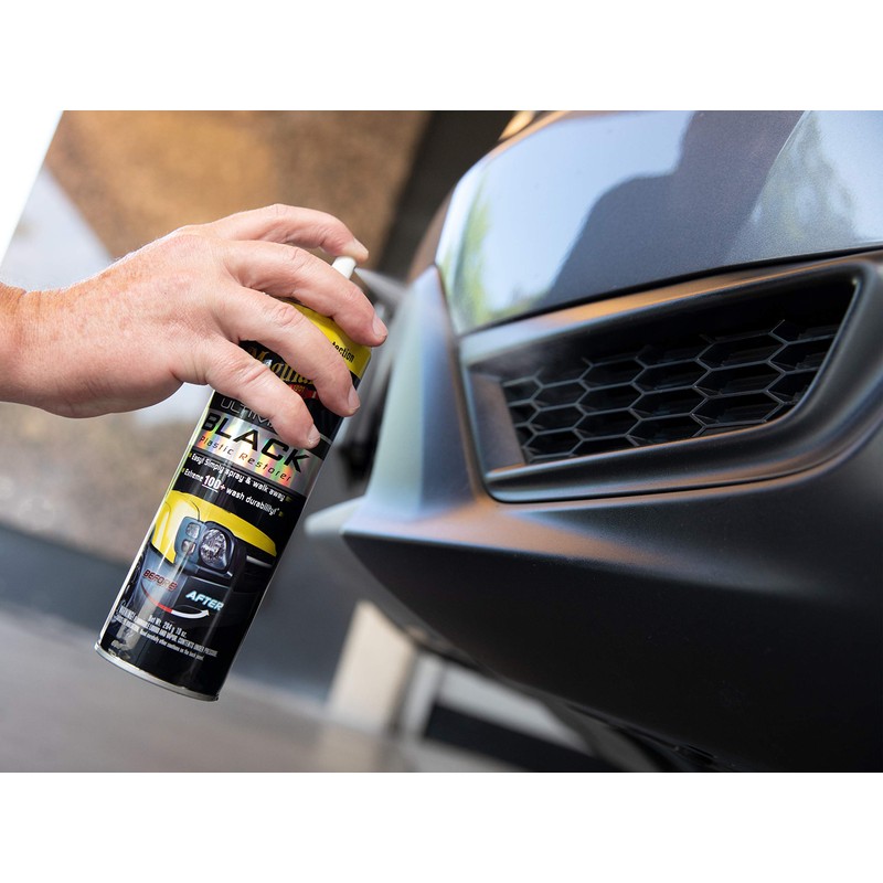 Meguiar's Ultimate Black Plastic Restorer - Restore Faded Exterior Trim,