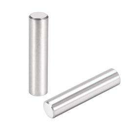 sourcing map 15pcs 8 mm x 35 mm Dowel Pin 304 Stainless Steel Cylindrical Shelf Support Pin Fixing Elements Silver