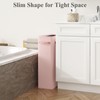 Optish 50L Pink Slim Laundry Hamper, Narrow Laundry Basket with