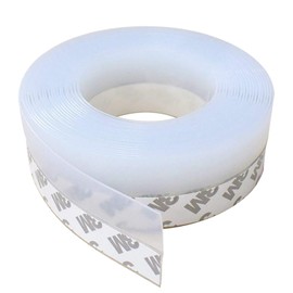 Silicone Seal Strip - Weather Stripping Door Window Seal-Door Strip Bottom Draft Stopper 16.5 Foot (25MM, Transparent)