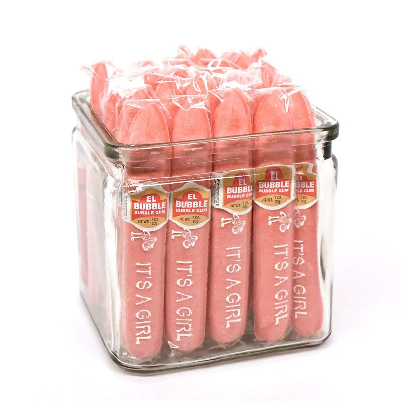 Dubble Bubble It's A Girl Bubble Gum Cigars (Pack of
