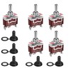 LALOCAPEYO Waterproof 12 Volt Instantaneous Toggle Switch (ON)- Off -