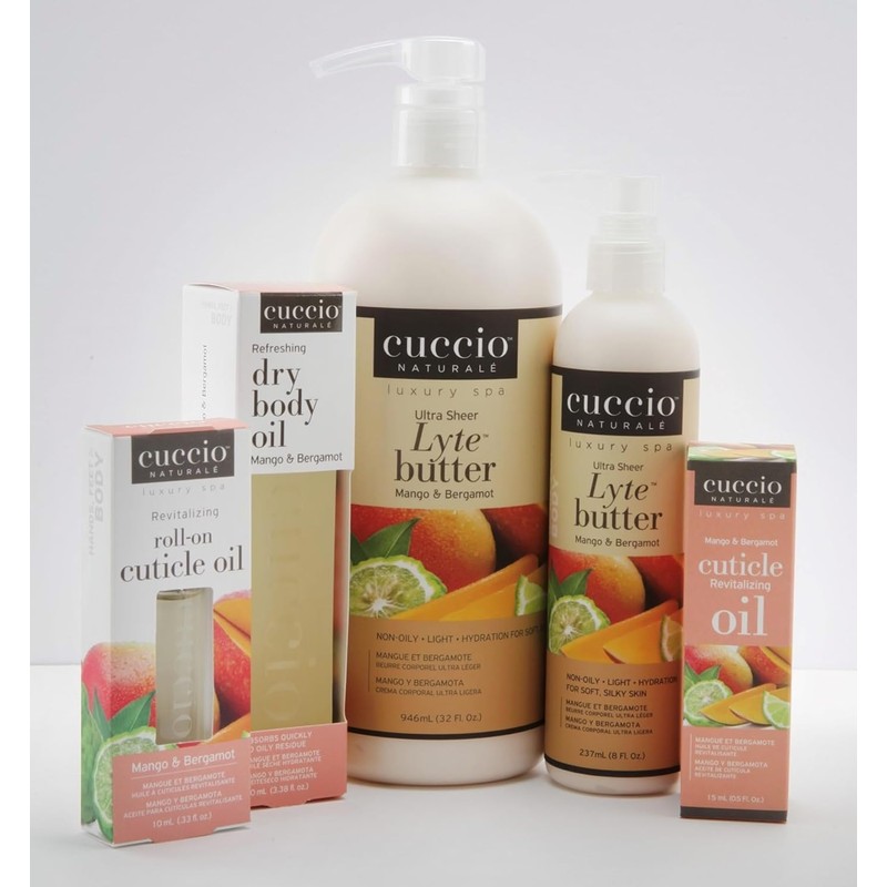 Aceite para Cutículas en Roll-on Cuccio Mango & Bergamot, 0.33